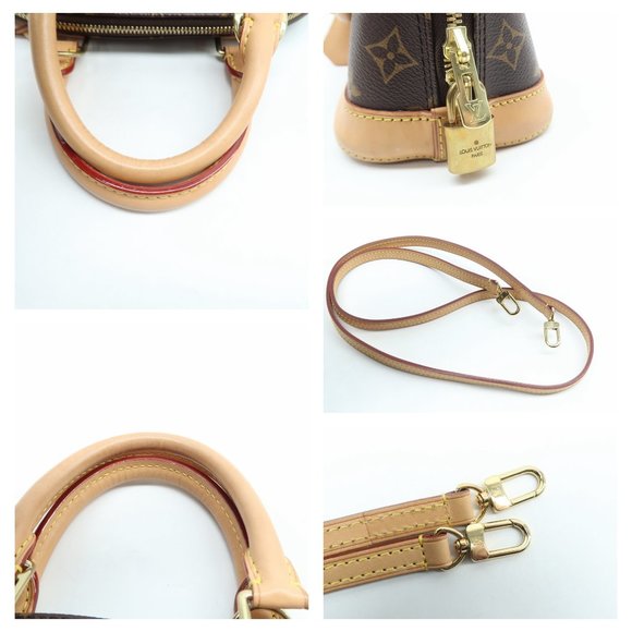 Louis Vuitton Alma BB Monogram Canvas Satchel - Picture 8 of 12
